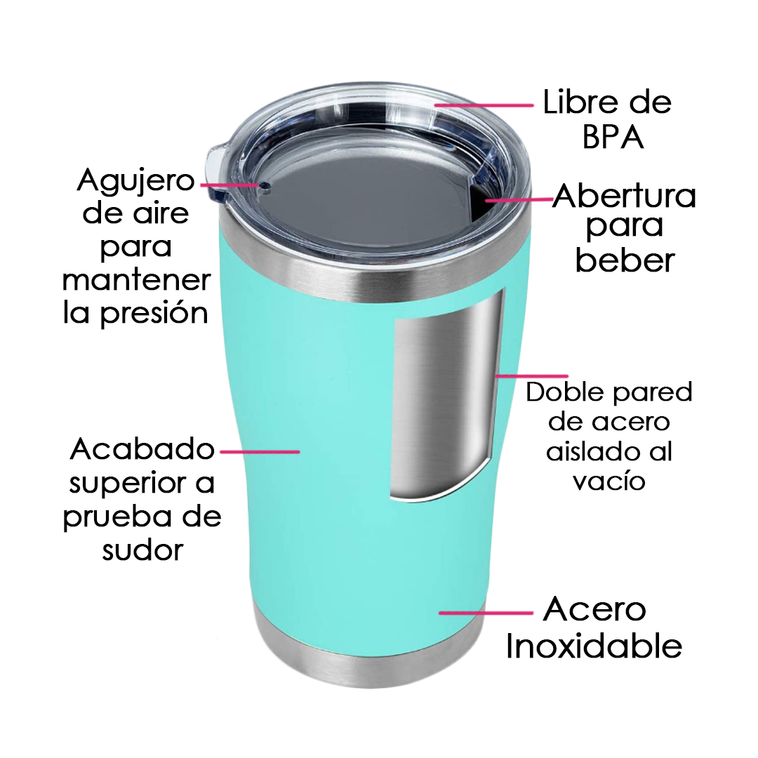 Vasos Termicos Al Mayor De Acero Inoxidable 900ml