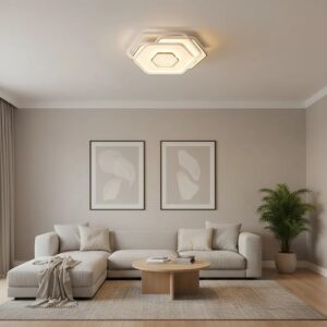 Plafon Led Xh2203 Mando A Distancia Y Funciones 50 Cms