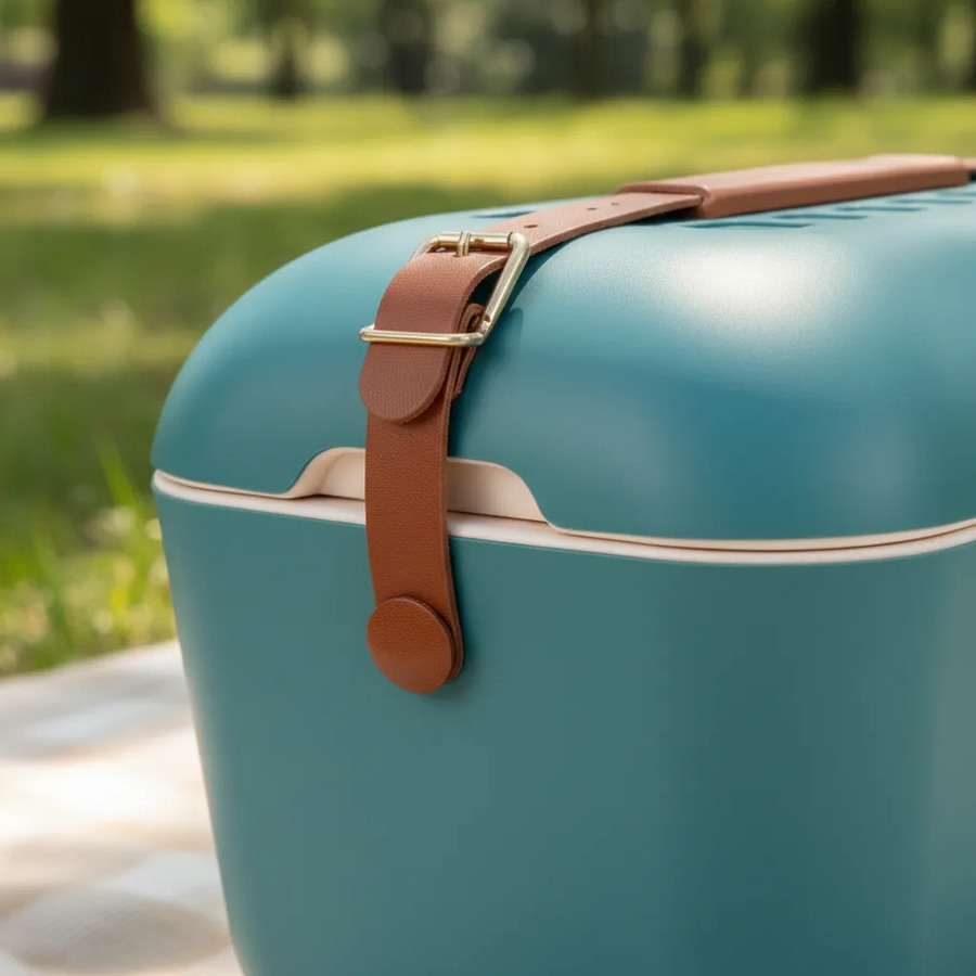 Conservadora Polarbox 20l Azul Marino Mostaza - Imagen 2