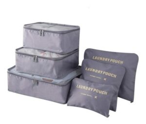 Set 6 Piezas Organizador De Valija Varios Colores