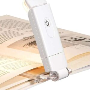 Lampara De Lectura Pinza Recargable Blanco
