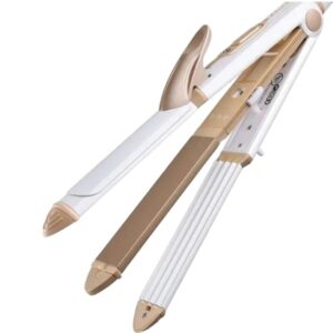 Plancha De Pelo 3 En 1 Bucle/riza Kemei Km-1213