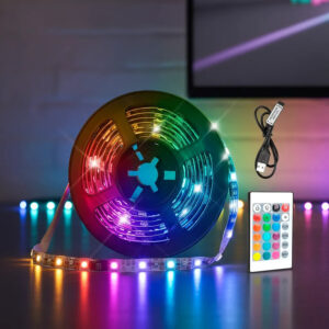 Rollo Led 5050 Rgb 5mt Control Y Bt