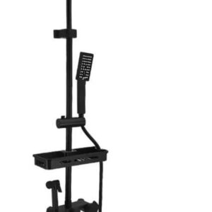 Barra Columna Ducha Deluxe Cuadrada Completa