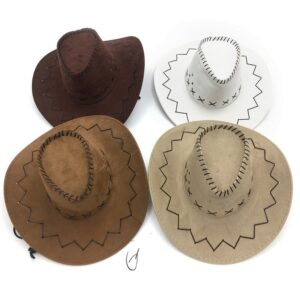 Sombrero Caballero Simil Cuero 48254