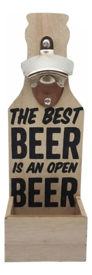 Adorno En Madera Con Destapador The Best Beer