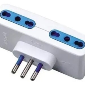 Adaptador 220v 3 En Linea A 4 Tomas 3 En Linea
