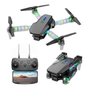 Drone E88d Pro Max 4k Con Luz Con Control Remoto