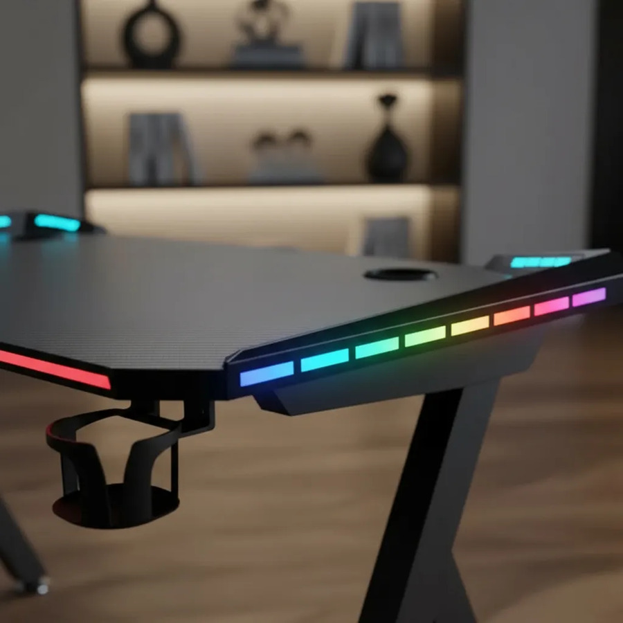 Escritorio Gamer Con Iluminacion Rgb - Imagen 5