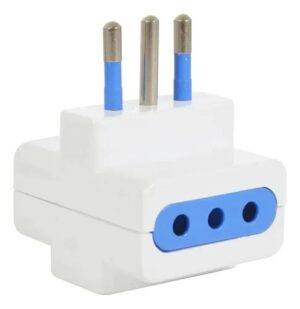 Adaptador 220v 3 En Linea A 3 Tomas 3 En Linea