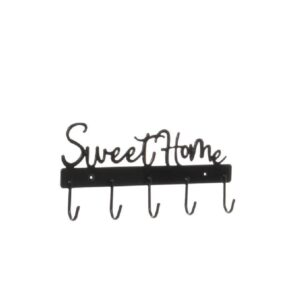 Llavero De Pared Sweet Home Negro