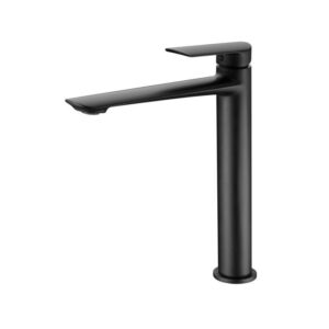 Grifo Monocomando Alto Negro Pico Largo O65139-48