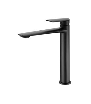 Grifo Monocomando Alto Negro Pico Largo O65139-48