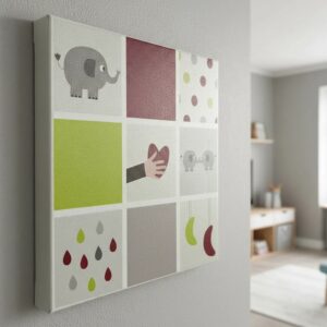 Cuadro Cuadrado Pvc Diseno Infantil Fr49141