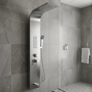 Columna De Ducha Escocesa Cromo Mate Xw11