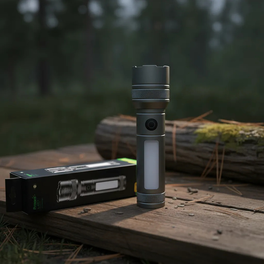 Linternas Recargable 10w Prmans Led Pmt79