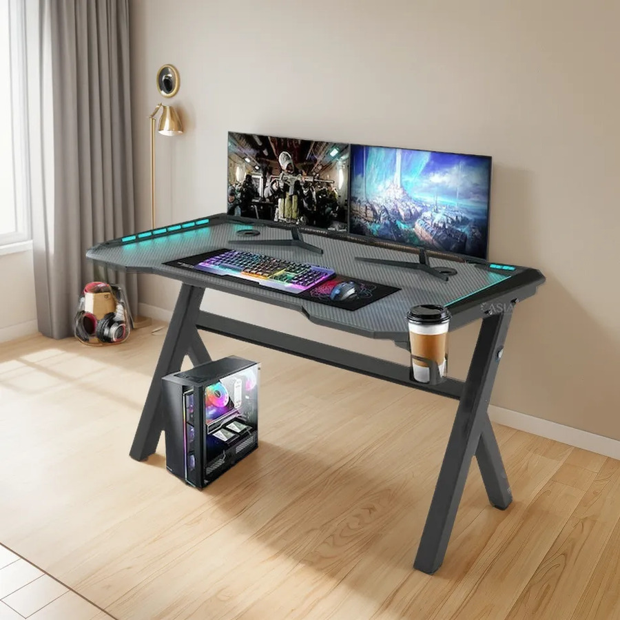 Escritorio Gamer Con Iluminacion Rgb