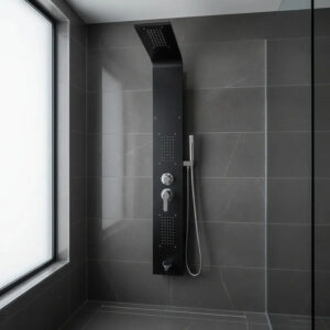 Columna De Ducha Escocesa Negro Titanio Xw8