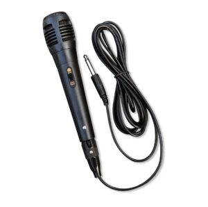 Microfono Cableado Negro En Bolsita