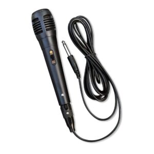 Microfono Cableado Negro En Bolsita