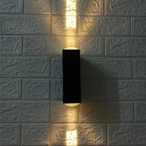 Luz De Pared Aluminio Calida Apta Exterior