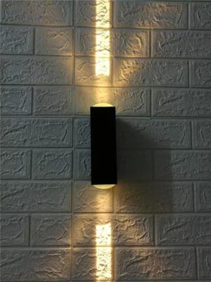 Luz De Pared Aluminio Calida Apta Exterior
