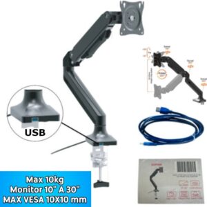Soporte De Monitor Articulado 10 A 30 Pulg Sop098