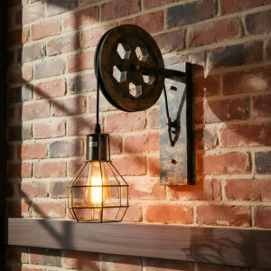 Aplique De Pared Vintage Cobreada