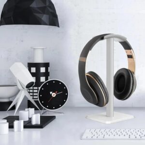 Soporte Para Auriculares Escritorio Mesa Plata Sop146