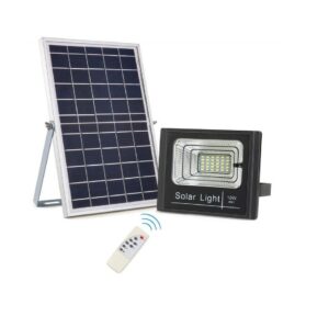 Foco Solar Led 45w Con Sensor Y Control Remoto