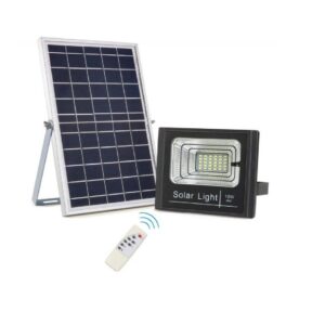Foco Solar Led 45w Con Sensor Y Control Remoto