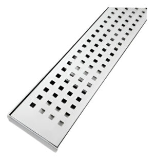 Drenaje De Piso Rectangular Acero Inox 201 60 X 10 Cm