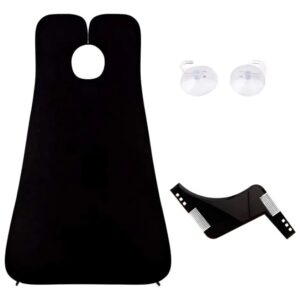 Delantal Barbero Con Peine Guia