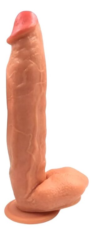 Consolador Dildo Pene Realista Con Escroto Y Ventosa xxx017