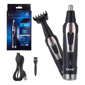 Recortador Kemei Km6675 2 En 1 Nasal/orejas/barba