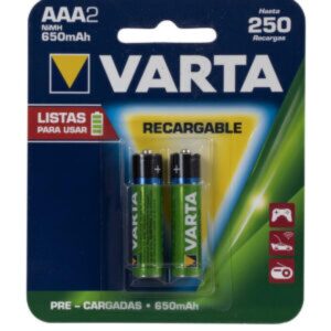 Pilas Recargables Varta Accu Aaa Precargada 650mah