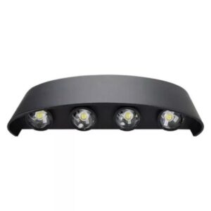 Aplique De Pared Impermeable Led 8w Calido