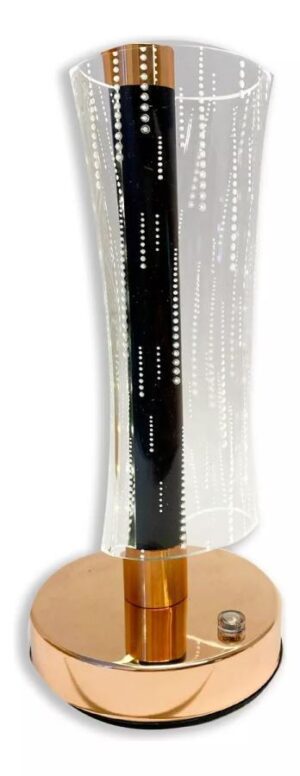 Lampara De Mesa Kw7147 Acrilico Con Atenuacion 10 X 22