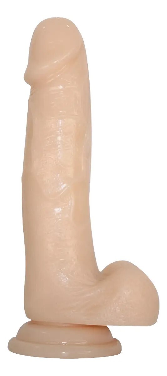 Consolador Dildo Pene Realista Con Escroto Y Ventosa 1xxx084