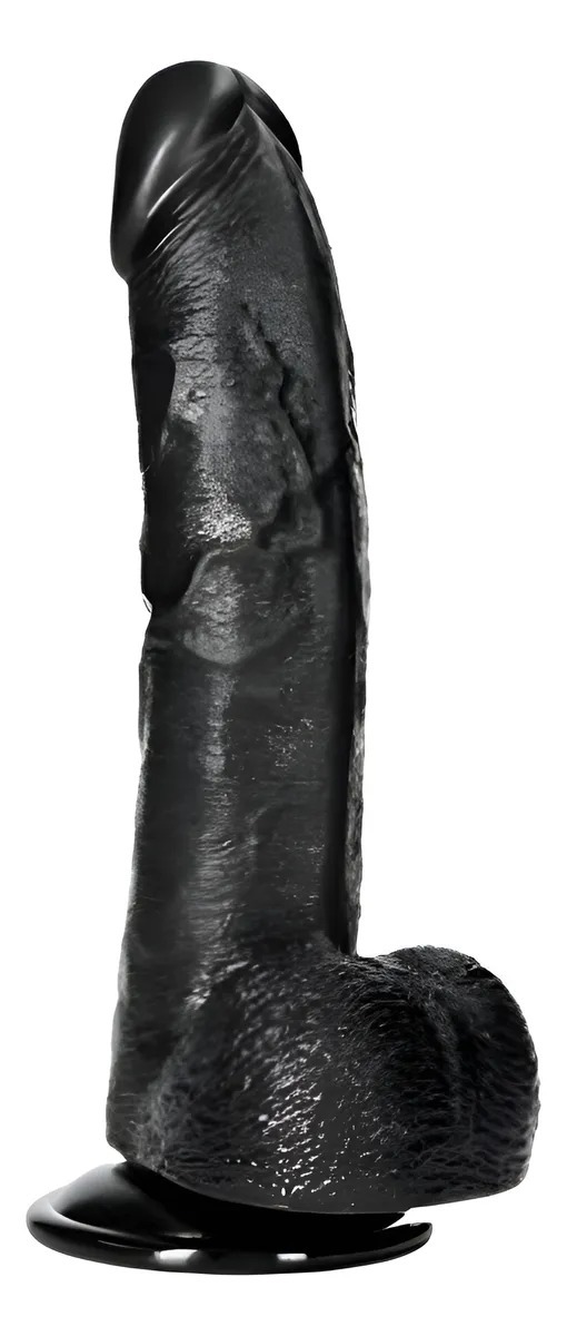 Consolador Dildo Pene Realista Con Escroto Y Ventosa xxx010