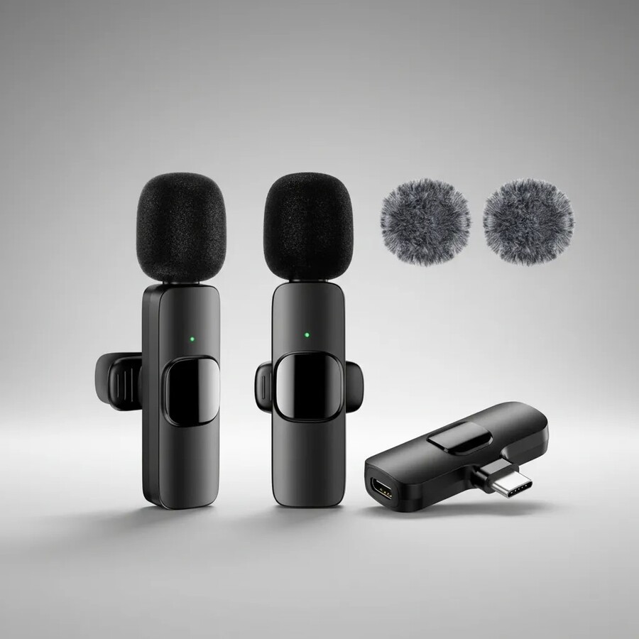 Microfono solapero x 2 tipo C K9