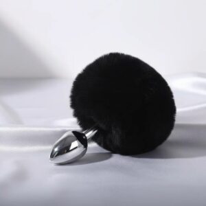Plug Anal Con Pompom Conejo 7cm Con Bolsito xxx050