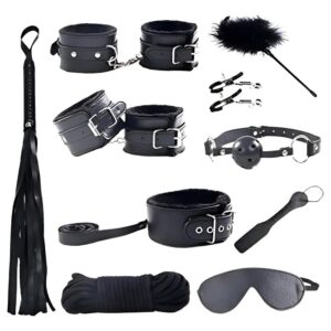 Set Kit 10 En 1 Sumisión Accesorios Bondage Fetiche Bdxxx054