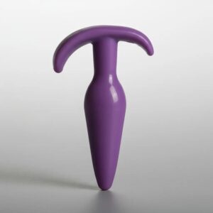 Plug Anal De Silicona Violeta Con Agarre 11 Cm X 2.8 Cxxx072