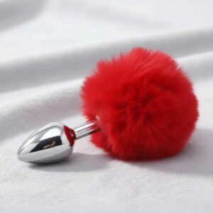 Plug Anal Con Pompom Conejo 7cm Con Bolsito xxx051