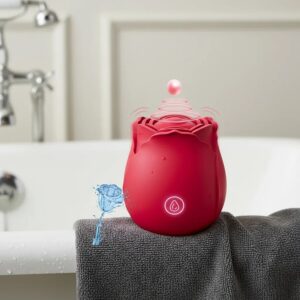 Rosa Vibrador Y Succionador De Clítoris Recargable xxx022