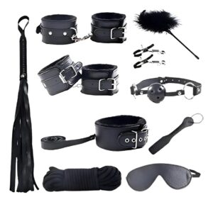 Set Kit 10 En 1 Sumisión Accesorios Bondage Fetiche Bdxxx054