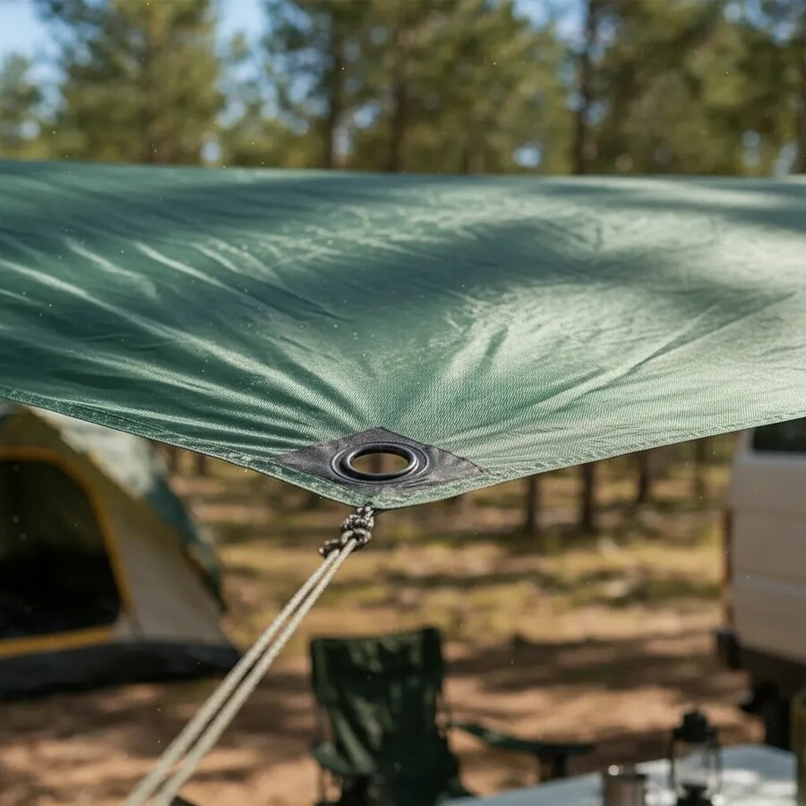 Lona Toldo Multiuso Impermeable 4 X 4 verde - Imagen 2