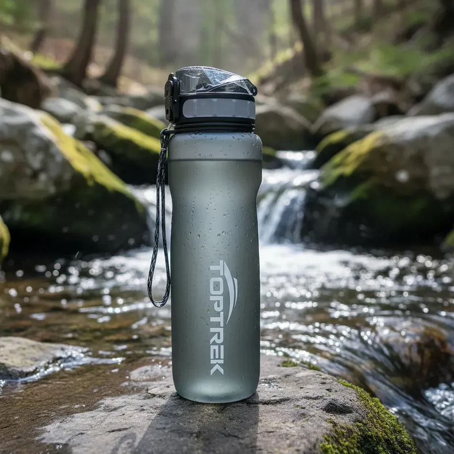 Botella de agua deportiva 1lt TOPTREK - Imagen 2