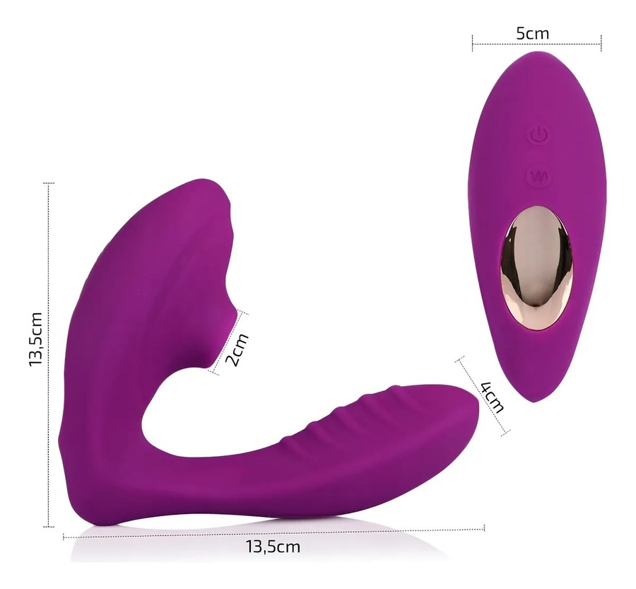 Vibrador Succionador De Clítoris Recargable 10 Modos xxx019 - Imagen 3